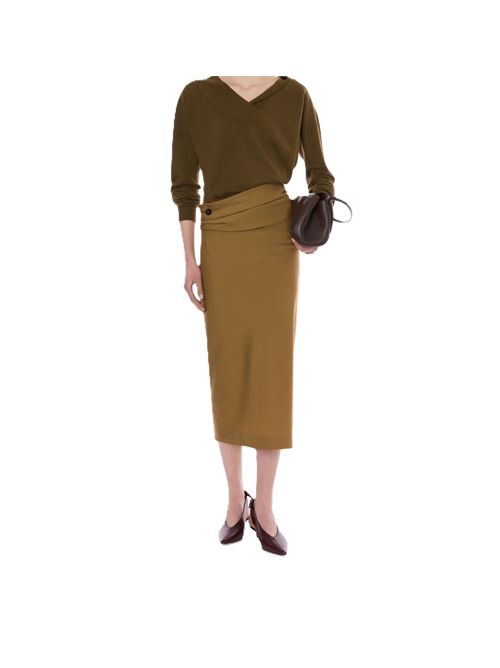 Gonna midi con piercing Alberta Ferretti Alberta Ferretti | 252U_010266350145 MARRONE